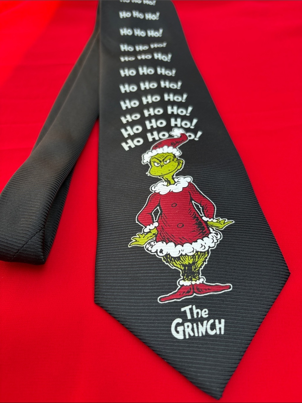 Dr. Seuss Grinch tie!